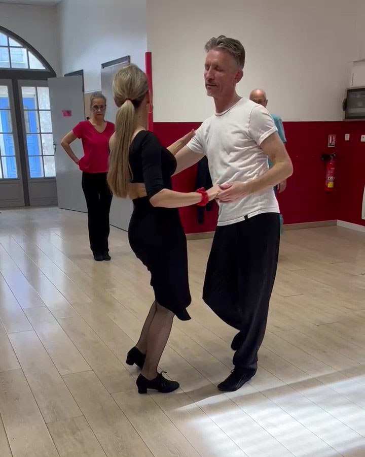 Couple en cours de rock à La Colle-sur-Loup